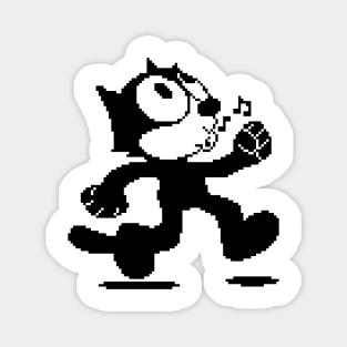 PIxelated Felix the Cat Magnet