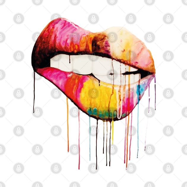 Aquarell Kiss by boobear_studio