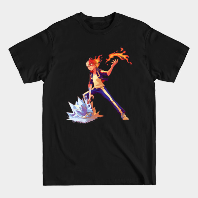 Disover Ice&Fire - Todoroki My Hero Academia - T-Shirt