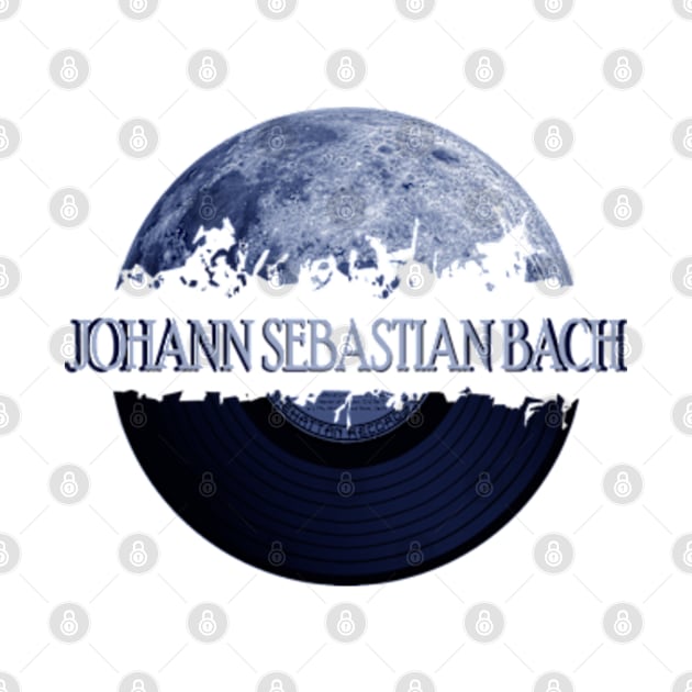 Johann Sebastian Bach blue moon vinyl by hany moon