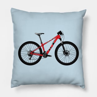 Bicycle cartoon illustration Pillow