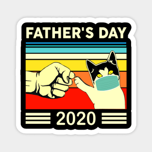 Father Day 2020 Daddy Funny Best Cat Dad Gift Magnet