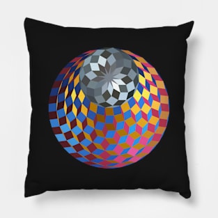 Metallic Cube Gem Pillow