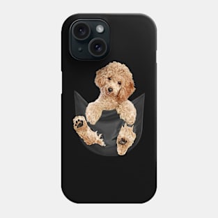 Poodle with love Phone Case