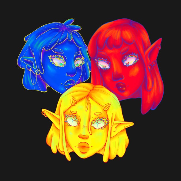 three faces by juulsart