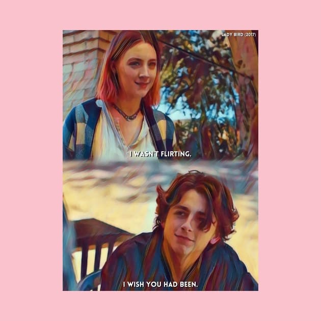 Flirting | Lady Bird (2017) Movie Digital Fan Art by Sentiment et al.