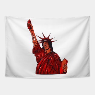 Liberty Paint The Town Red Tapestry