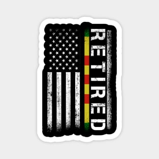 Retired Vietnam Veteran - Military Gift Magnet