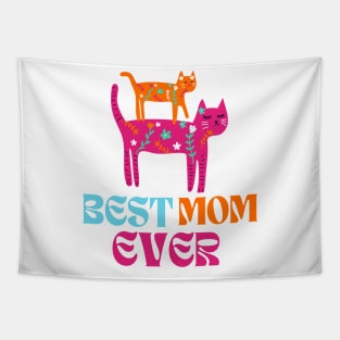 Best cat mom ever Tapestry