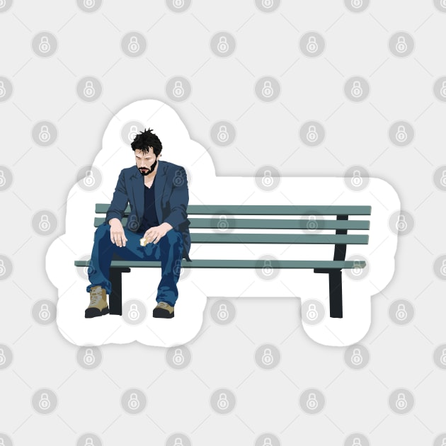 Sad Keanu Magnet by FutureSpaceDesigns