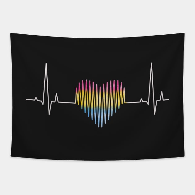 Pan heartbeat Tapestry by Becky-Marie
