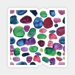 Abstract Watercolor Pattern Magnet