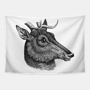 HEAD OF DEER Tapestry