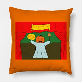 Pumpkin-Ghost Boy Pillow