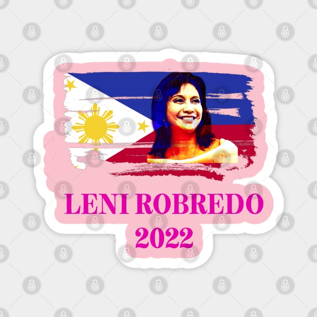 Leni Robredo For Philippine President, Kakampink, Let Leni Lead Magnet by docferds