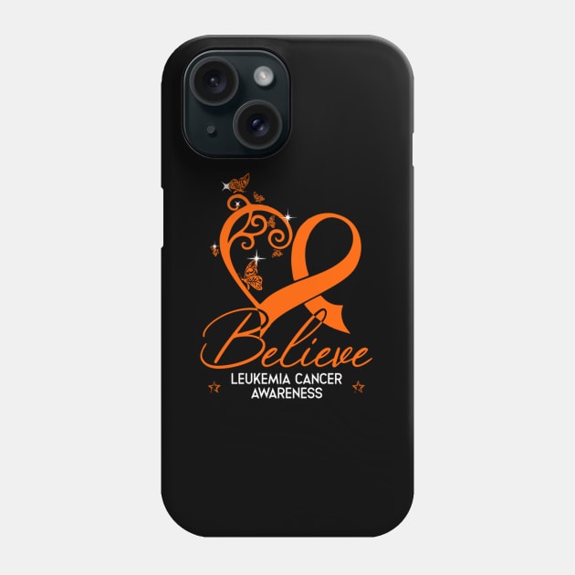 Believe Hope Leukemia Phone Case by SperkerFulis