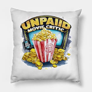 The Critic's Bounty: Popcorn & Opinions Pillow