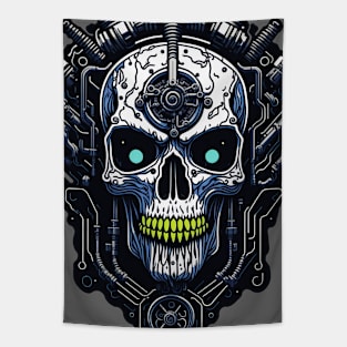 Cyborg Heads S02 D90 Tapestry