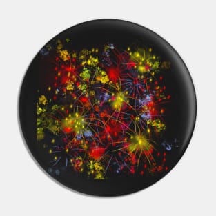 Fireworks Abstract Pin