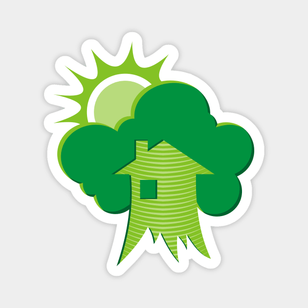 Green House Magnet by sifis