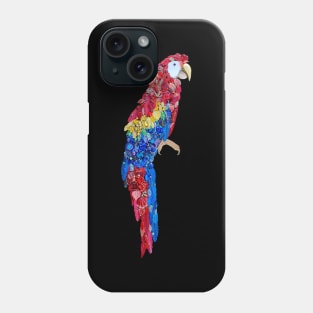 Jewelry Scarlet Macaw Phone Case