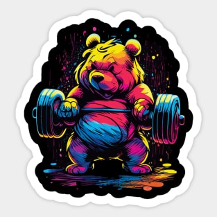 I can bear the pain, weightlifting, bear, bodybuilding, gym, teddy bear,  workout, animal lover, baby panda, bamboo, birthday gifts, body builder,  cute panda, exercise, fitness, funny panda, Poster for Sale by bimmer325