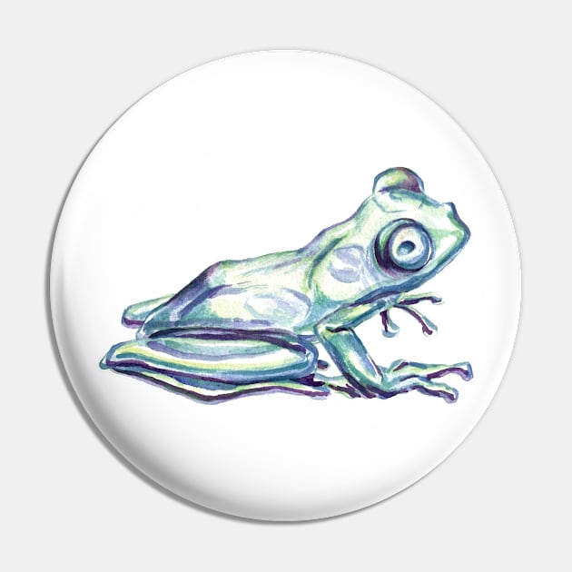 glass frog Pin by zstith