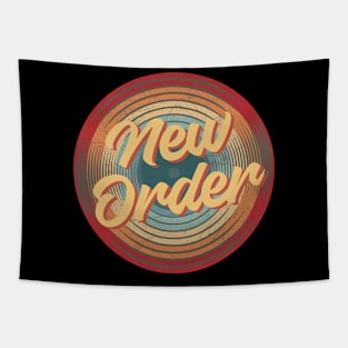 new order vintage circle Tapestry