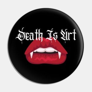 Vampire Kiss Pin