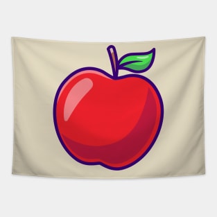 Apple Fruit Cartoon Tapestry