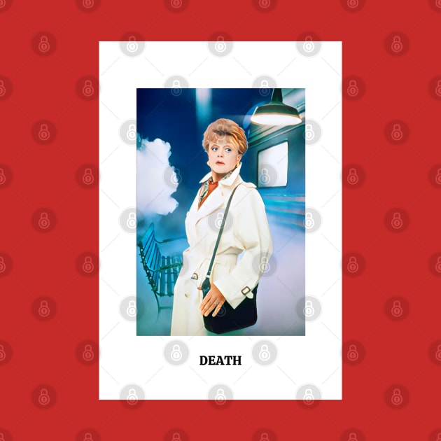 Death Tarot Card - Jessica Fletcher/Angela Lansbury by Hoydens R Us