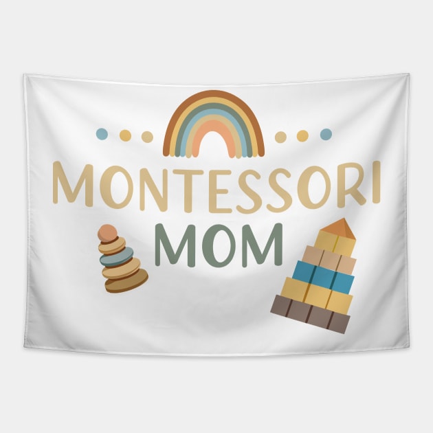 Montessori Bliss: Beige Mom Collection Tapestry by carolsalazar