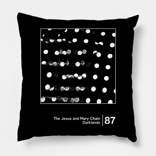 Darklands - Minimalist Graphic Design Fan Artwork Pillow by saudade