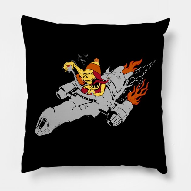 Fire Fink Pillow by emoryarts