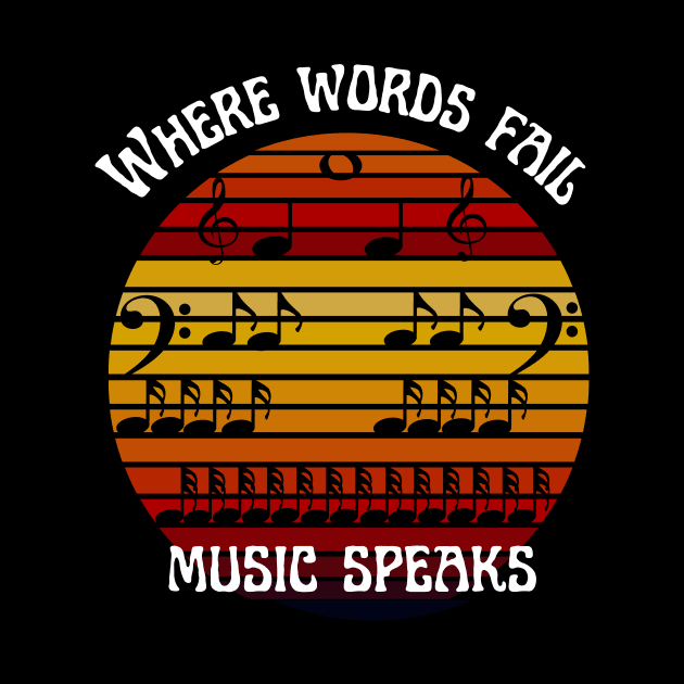 Where words fail,Music speaks by Mr.Dom store