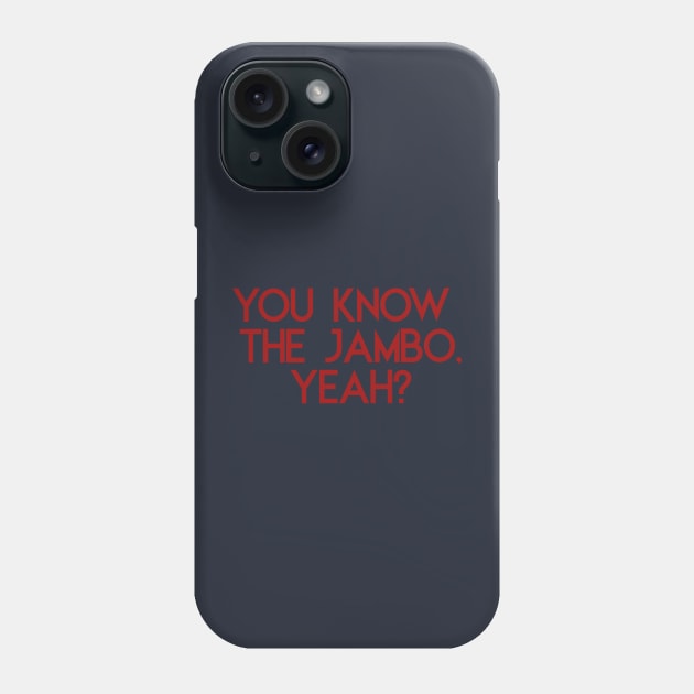 JAMBO The Secret Soldiers (red) Phone Case by Cataraga