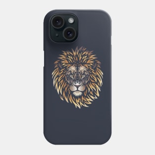 African Lion Face Phone Case