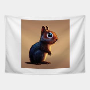 Cute Baby Squirrel Tapestry