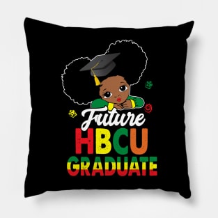 HBCU Future Graduate Historical Black Girls Queen Grad Pillow