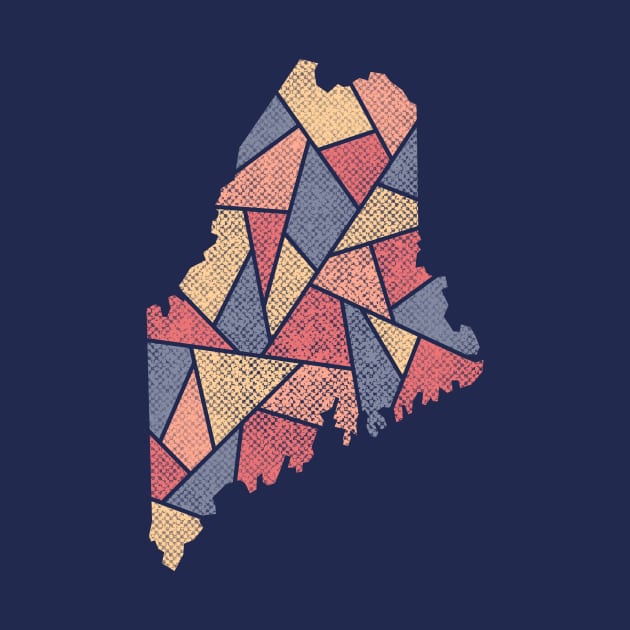 Maine Mosaic - Harbor Dawn by dSyndicate