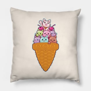 Ice cream cats Pillow