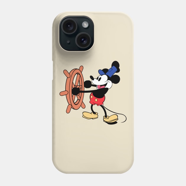 Steamboat Willie - Classic Cartoon Phone Case by kareemik