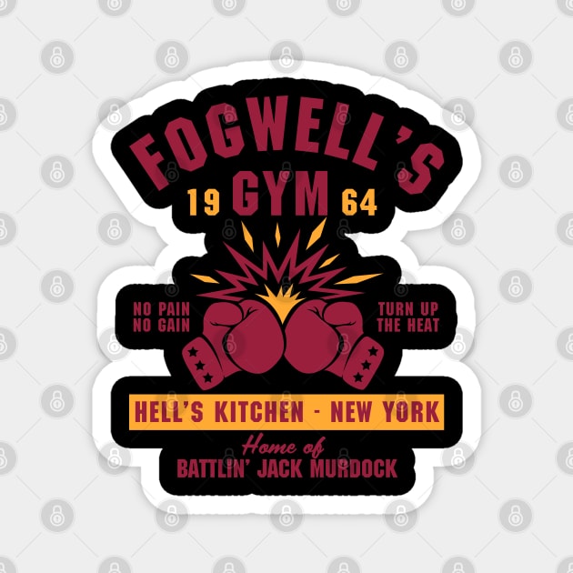 Fogwells Gym Magnet by Meta Cortex