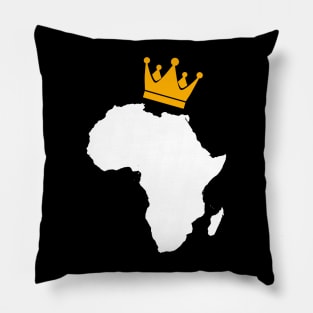 African King, African Queen, Africa, Crown Pillow