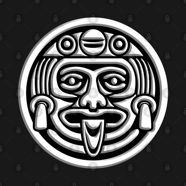 MAYAN MASK 1A by GardenOfNightmares