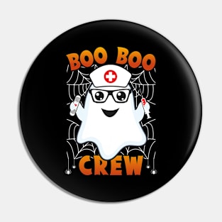 Boo Boo Crew Nurse Shirts Halloween Nurse Shirts for Women Pin