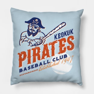 Keokuk Pirates Baseball Pillow