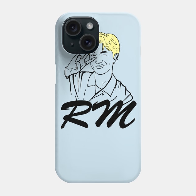 BTS RM KIM NAMJOON Phone Case by Excela Studio