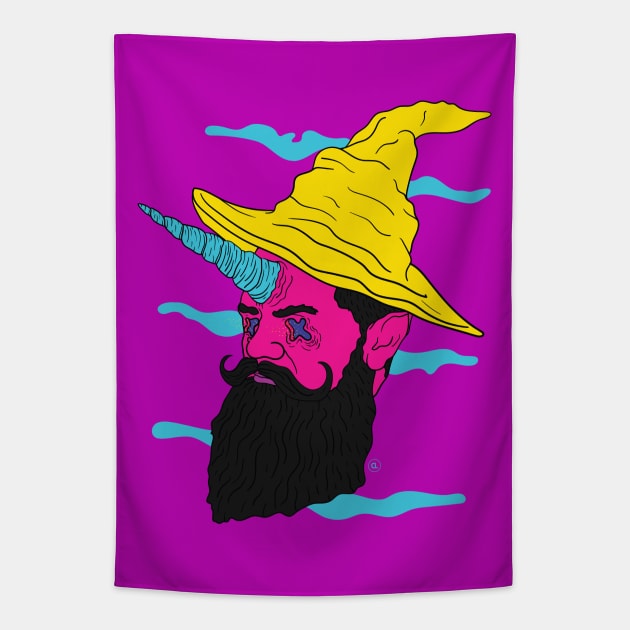 Uniwizard Tapestry by CalebLindenDesign