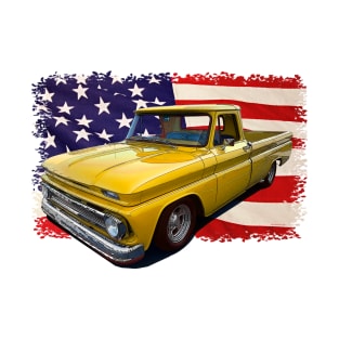 1965 Yellow Chevy C10 Pickup Truck T-Shirt